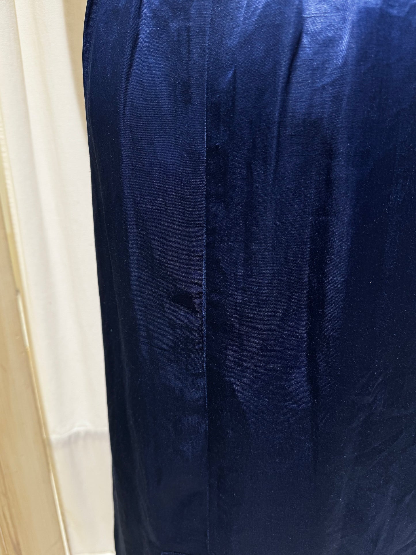 W - Combined Blazer + Skirt - COMME DES GARCONS - Year 1995 - Indigo Blu