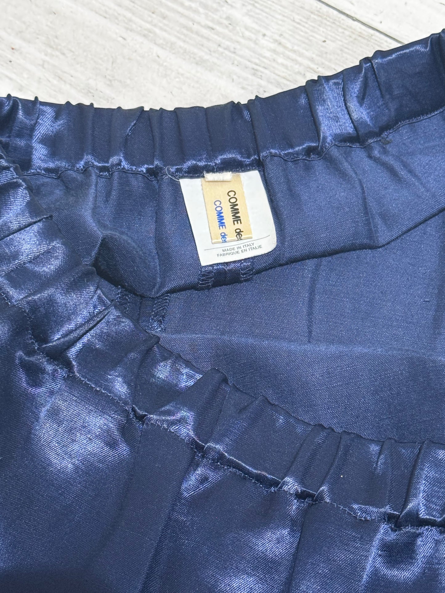 W - Combined Blazer + Skirt - COMME DES GARCONS - Year 1995 - Indigo Blu