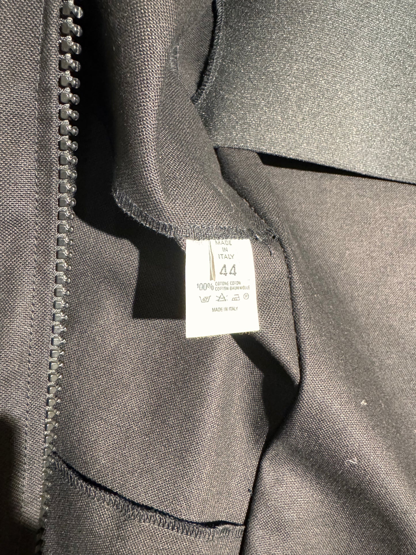 W - ICONIC FLAT JACKET - MAISON MARGIELA ARTISANAL Collection Prototype F/W 1998 - Black