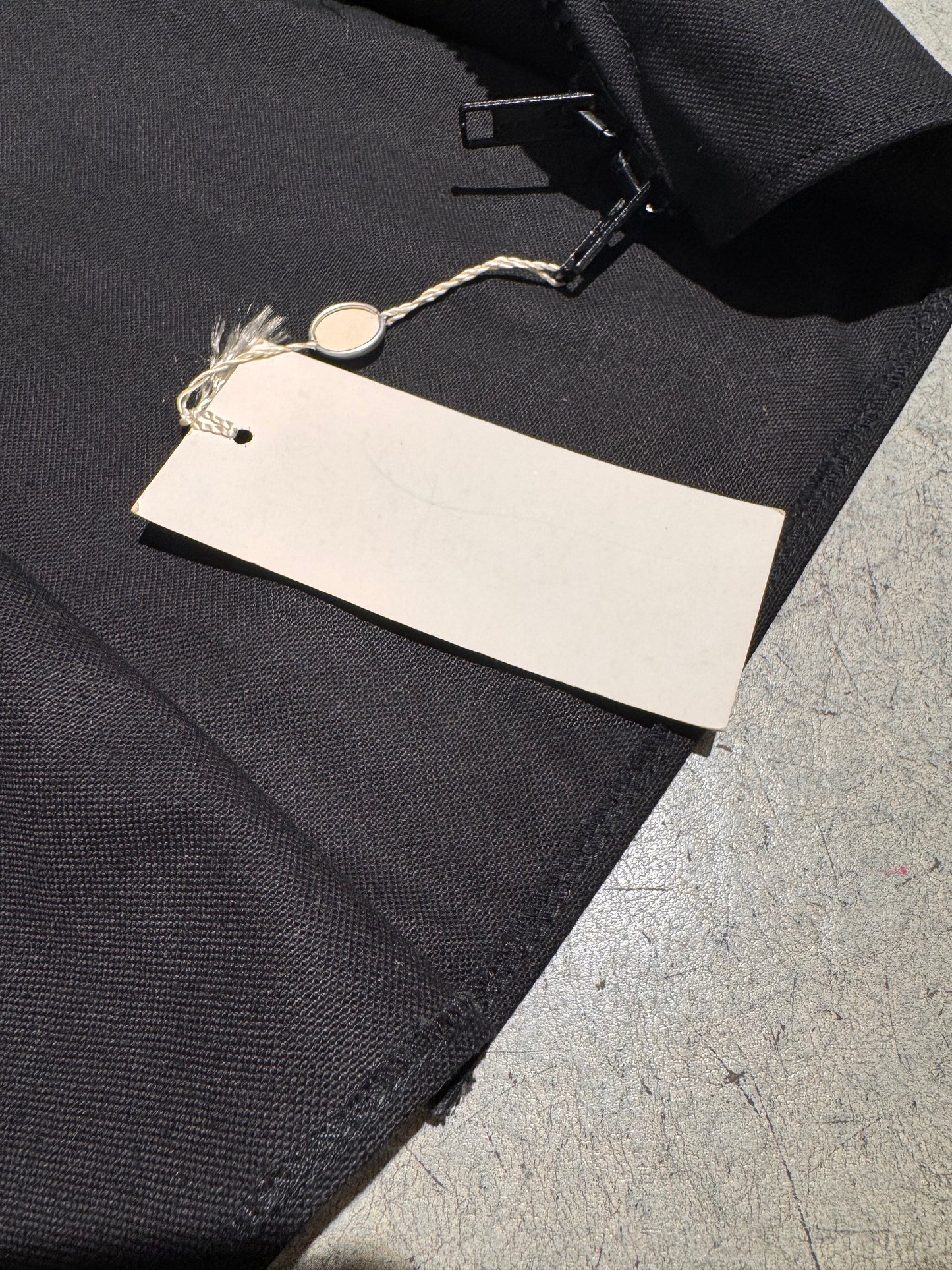W - ICONIC FLAT JACKET - MAISON MARGIELA ARTISANAL Collection Prototype F/W 1998 - Black