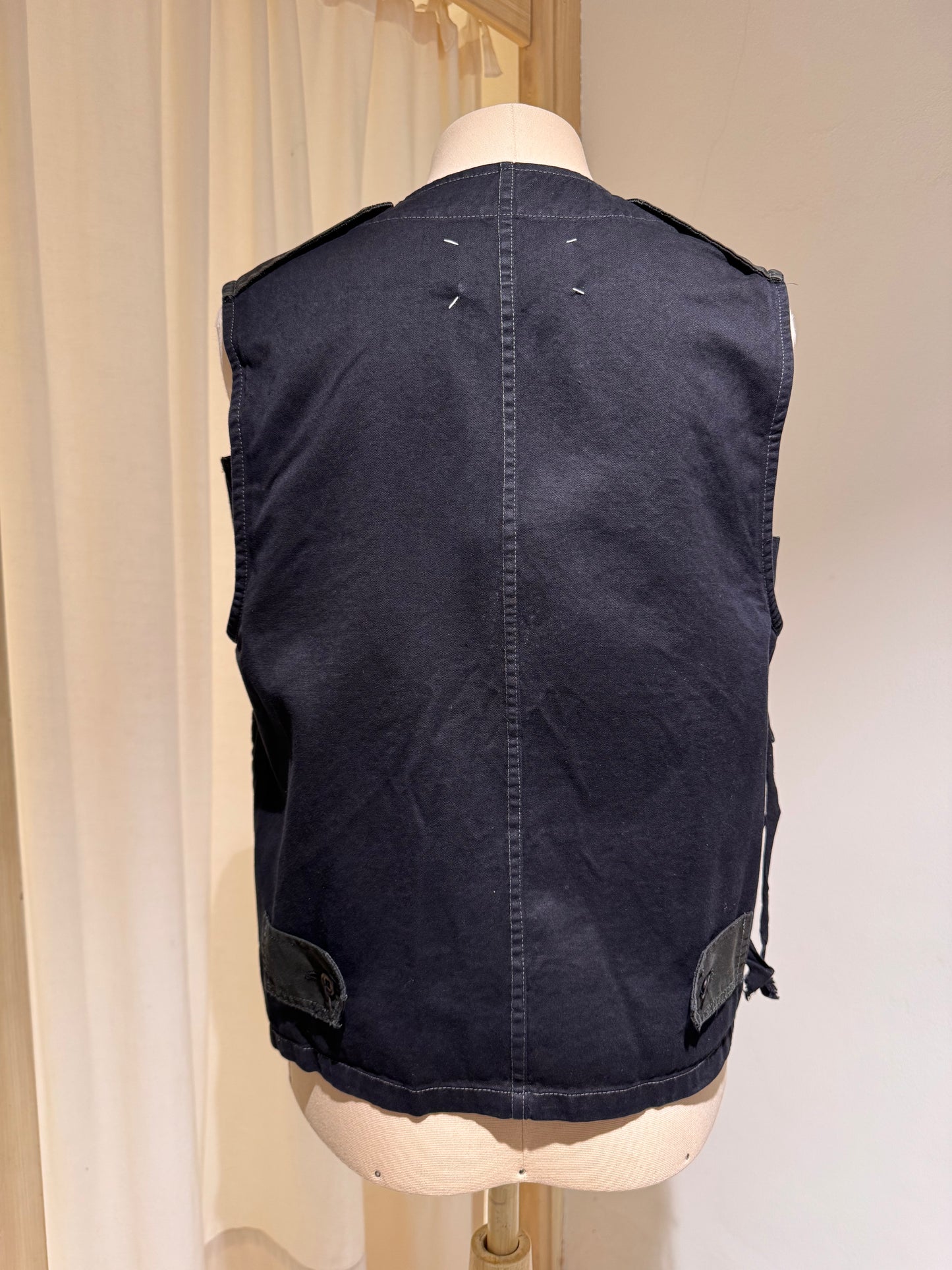M - Gilet - MAISON MARGIELA MEN (0) (10) ARTISANAL Collection S/S 2001- Black