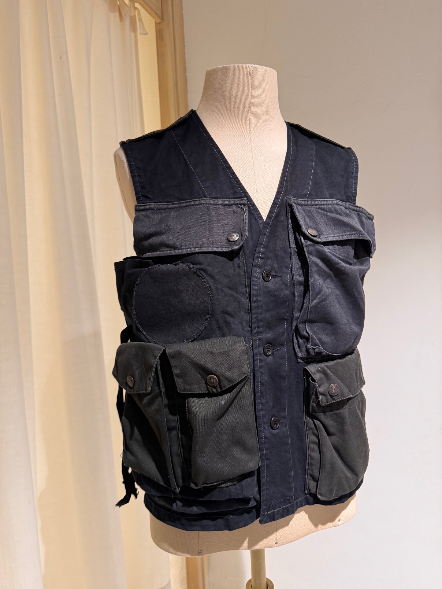 M - Gilet - MAISON MARGIELA MEN (0) (10) ARTISANAL Collection S/S 2001- Black