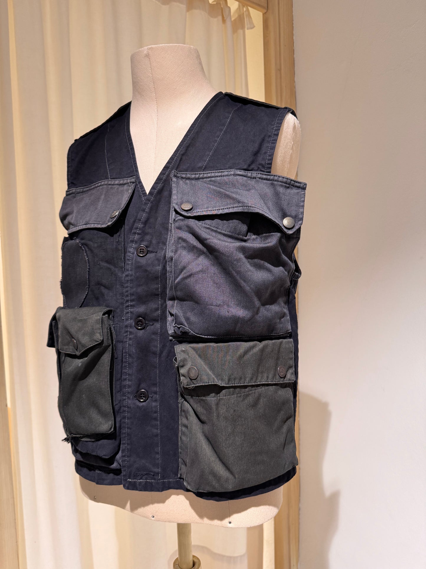 M - Gilet - MAISON MARGIELA MEN (0) (10) ARTISANAL Collection S/S 2001- Black
