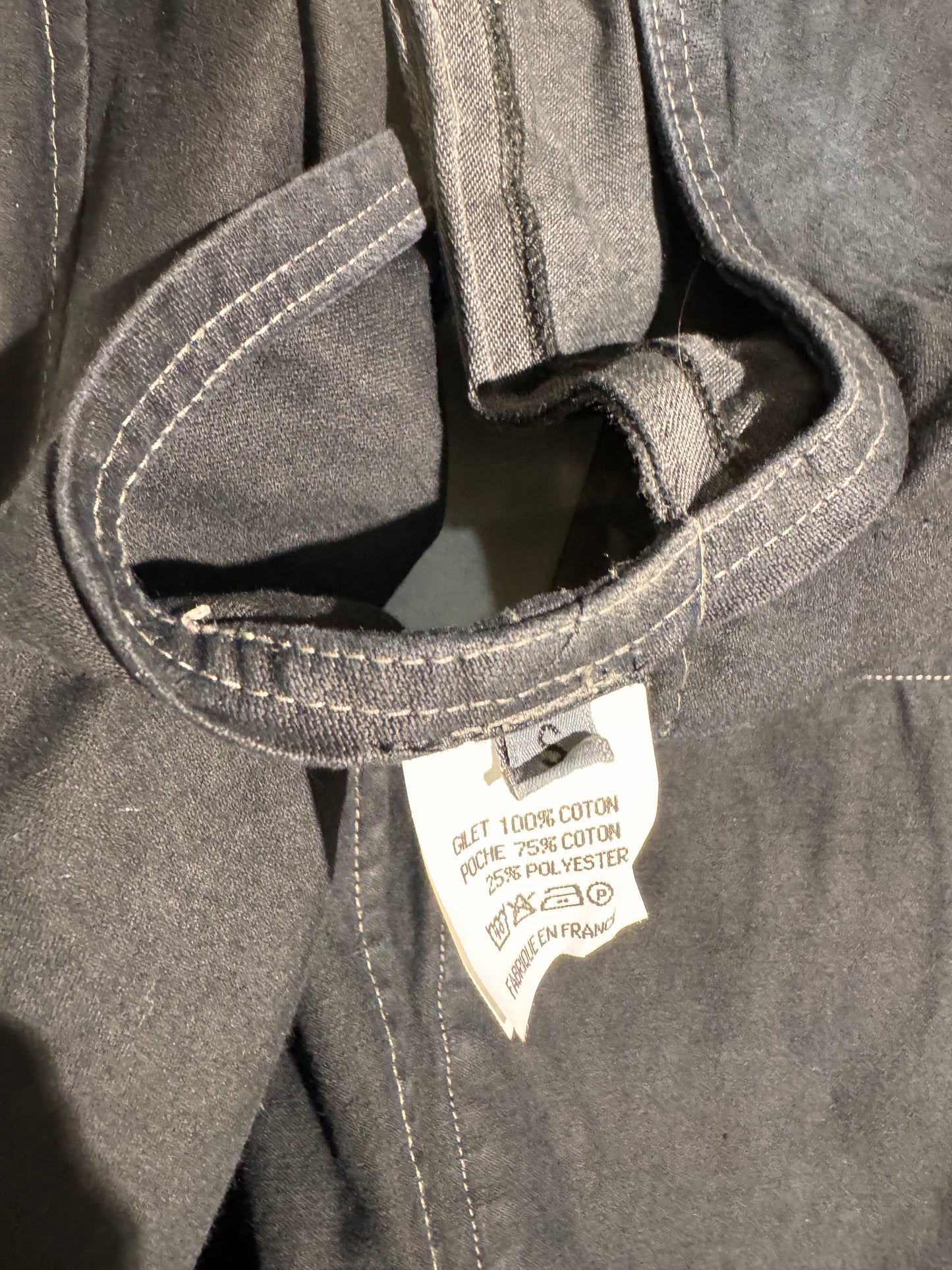 M - Gilet - MAISON MARGIELA MEN (0) (10) ARTISANAL Collection S/S 2001- Black