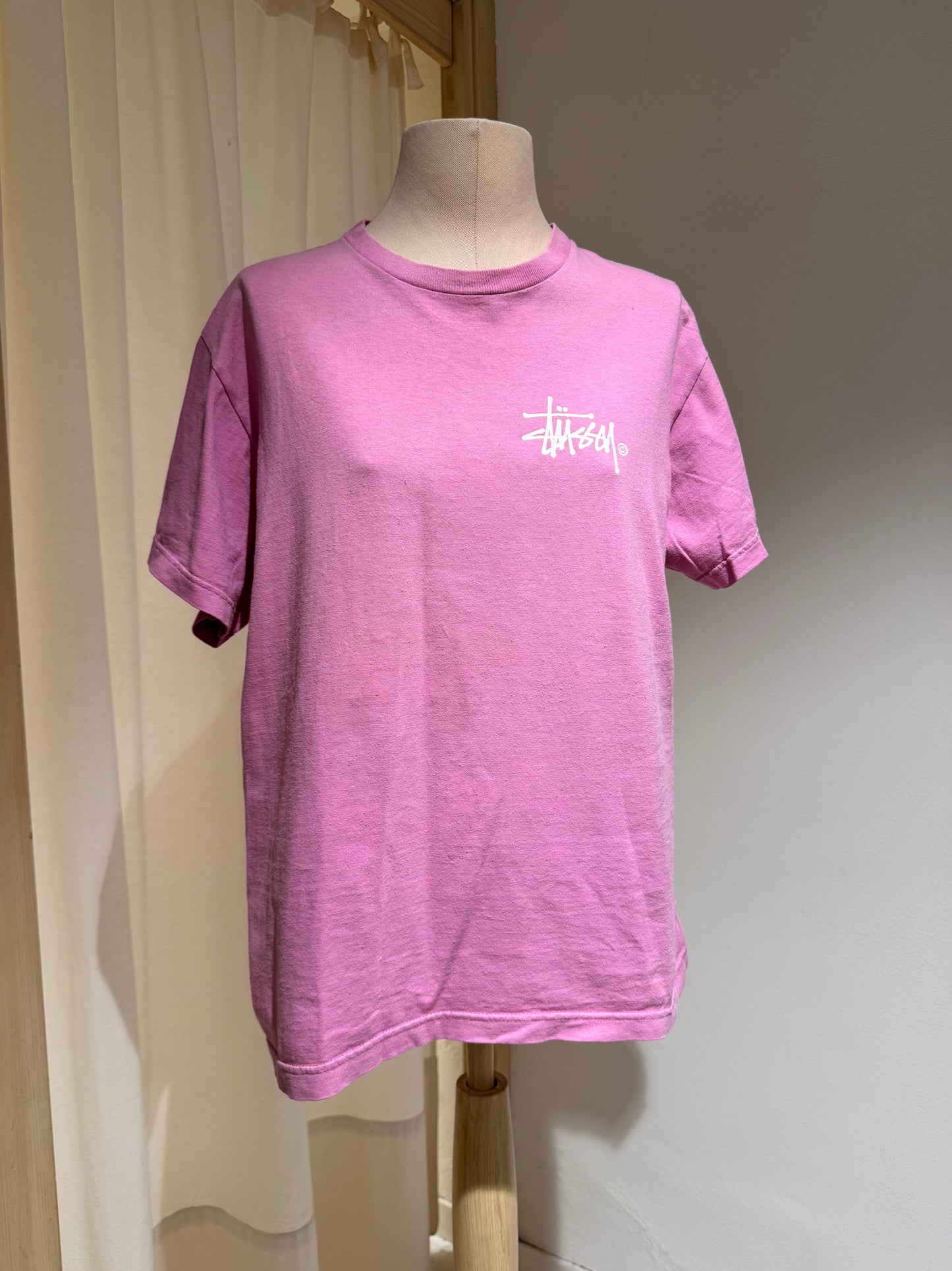 M&W - T-Shirt - STUSSY - Year: 90's - Bubble Pink