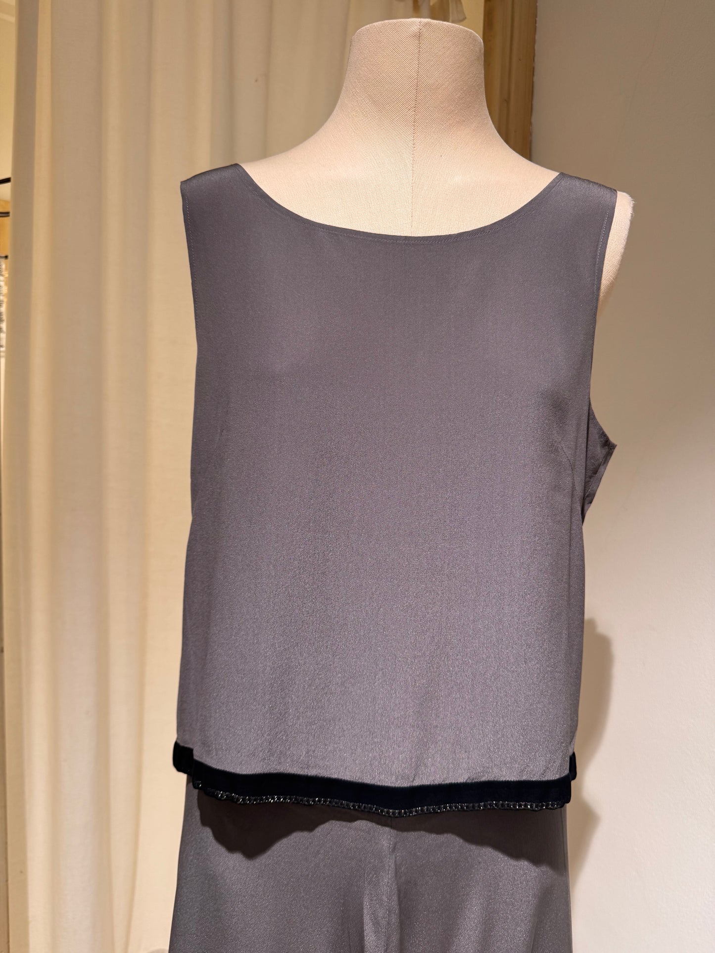 W - Top & Skirt Combined - MAISON MARGIELA ARTISANAL - Year 2000/1 -  Grey