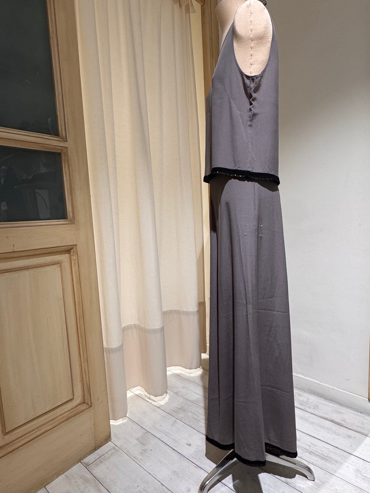 W - Top & Skirt Combined - MAISON MARGIELA ARTISANAL - Year 2000/1 -  Grey