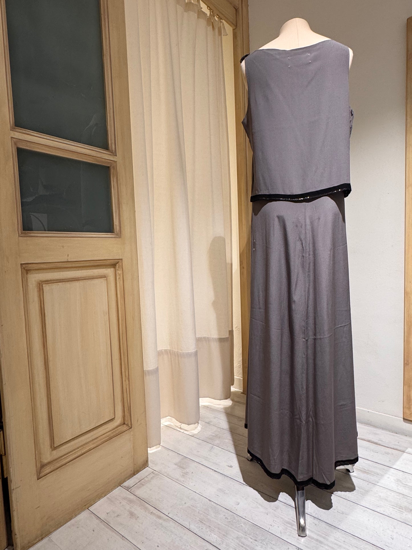W - Top & Skirt Combined - MAISON MARGIELA ARTISANAL - Year 2000/1 -  Grey