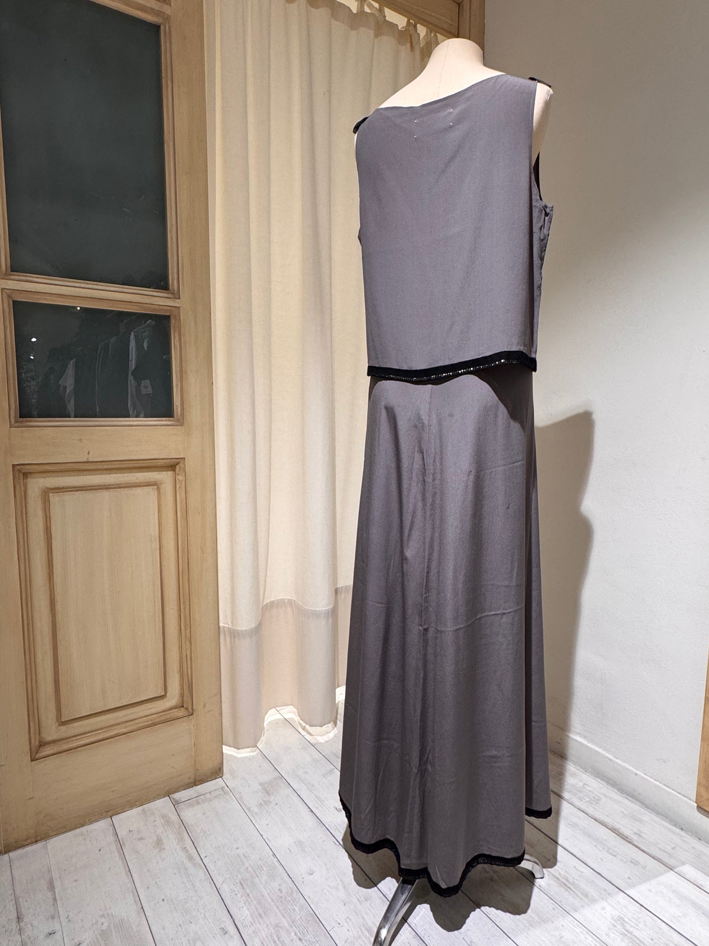 W - Top & Skirt Combined - MAISON MARGIELA ARTISANAL - Year 2000/1 -  Grey