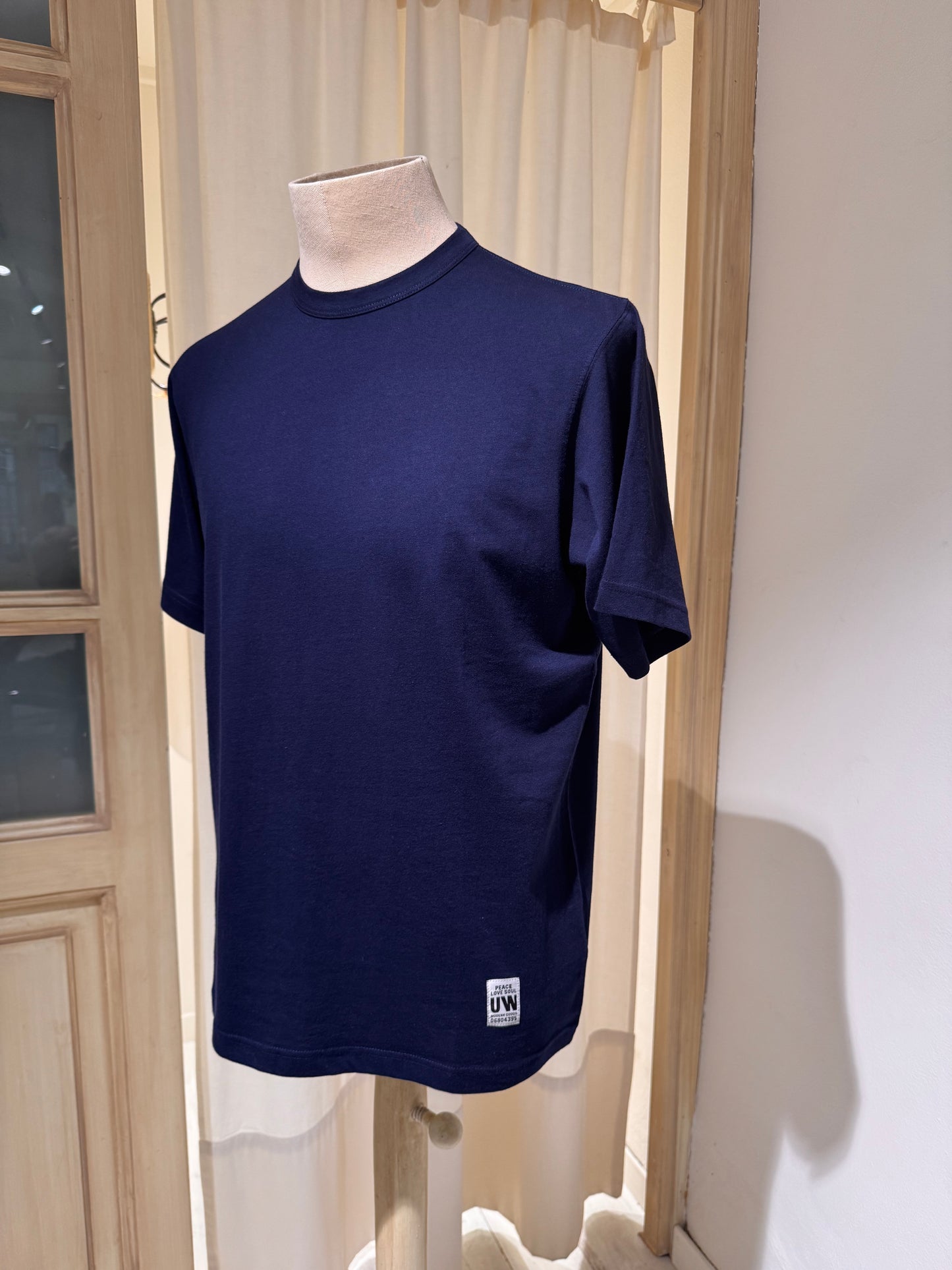 M - T-Shirt Single Jersey - UNIVERSAL WORKS - Blue