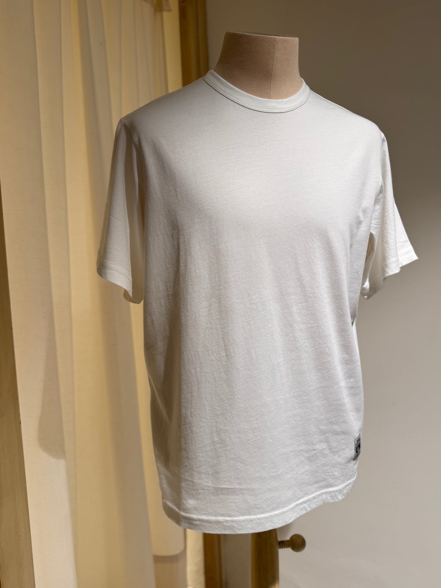 M - T-Shirt Single Jersey - UNIVERSAL WORKS - White