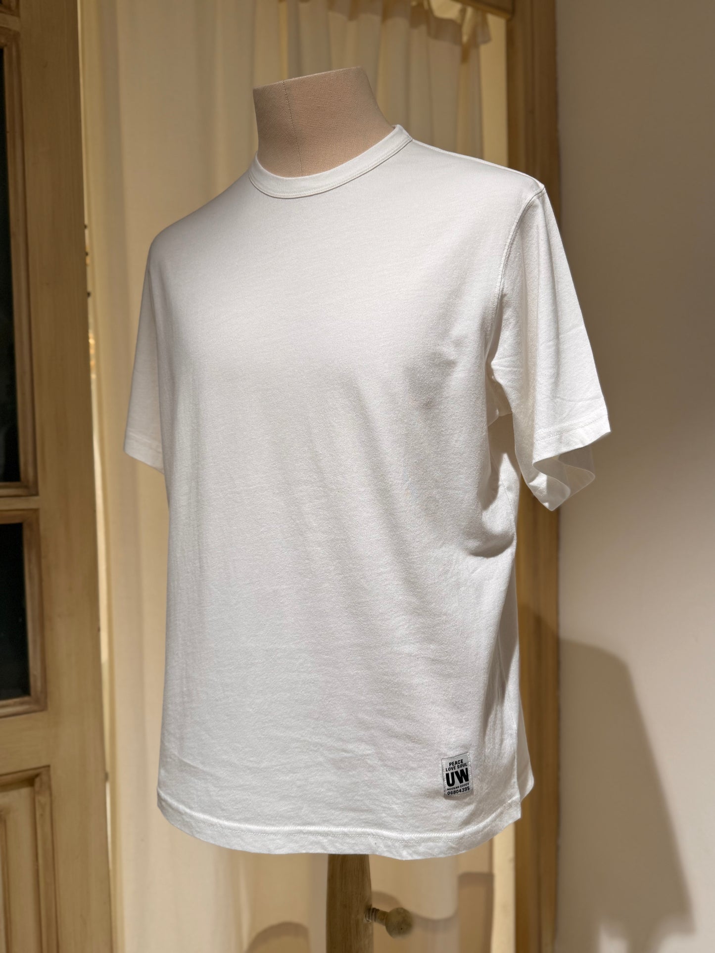 M - T-Shirt Single Jersey - UNIVERSAL WORKS - White