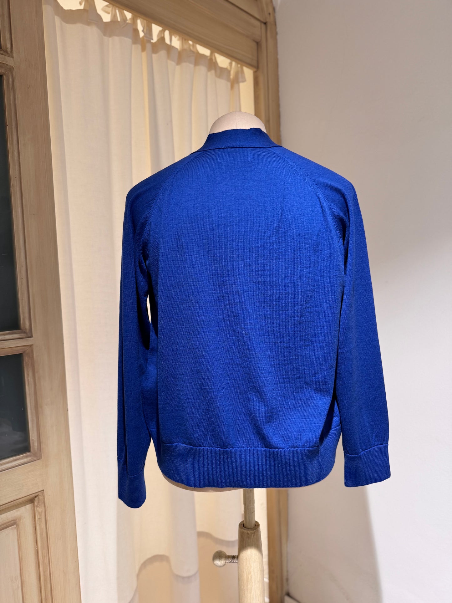 M - Woolcot Bio Loose Cardigan - UNIVERSAL WORKS - Blue Royal