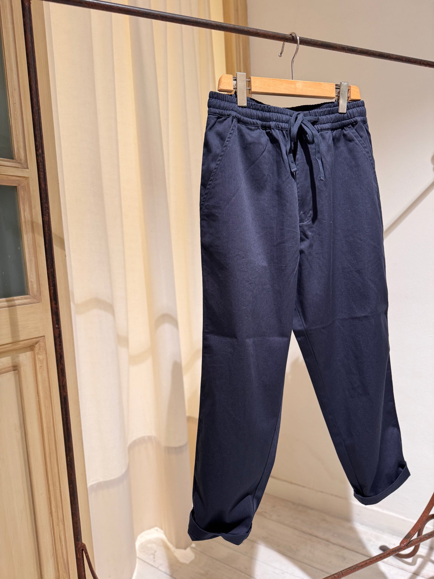 M - Trouser Twill Hi Water - UNIVERSAL WORKS - Navy