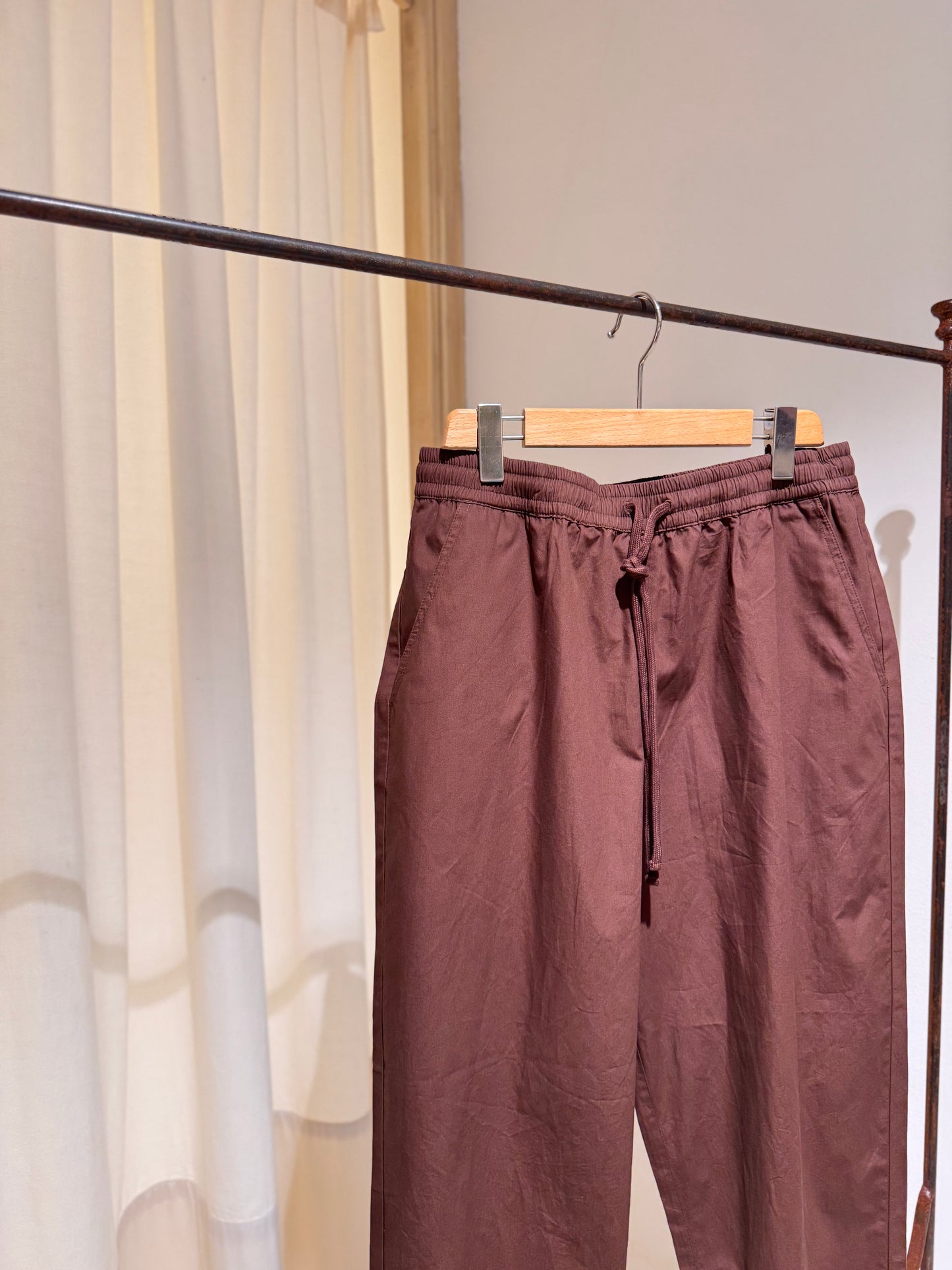 M - Peached Poplin Judo Pant - UNIVERSAL WORKS - Brown