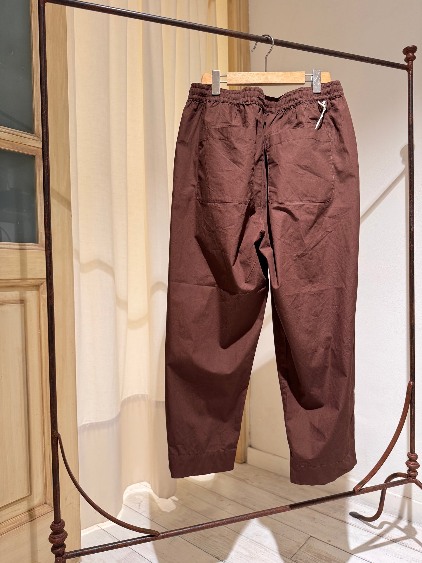 M - Peached Poplin Judo Pant - UNIVERSAL WORKS - Brown