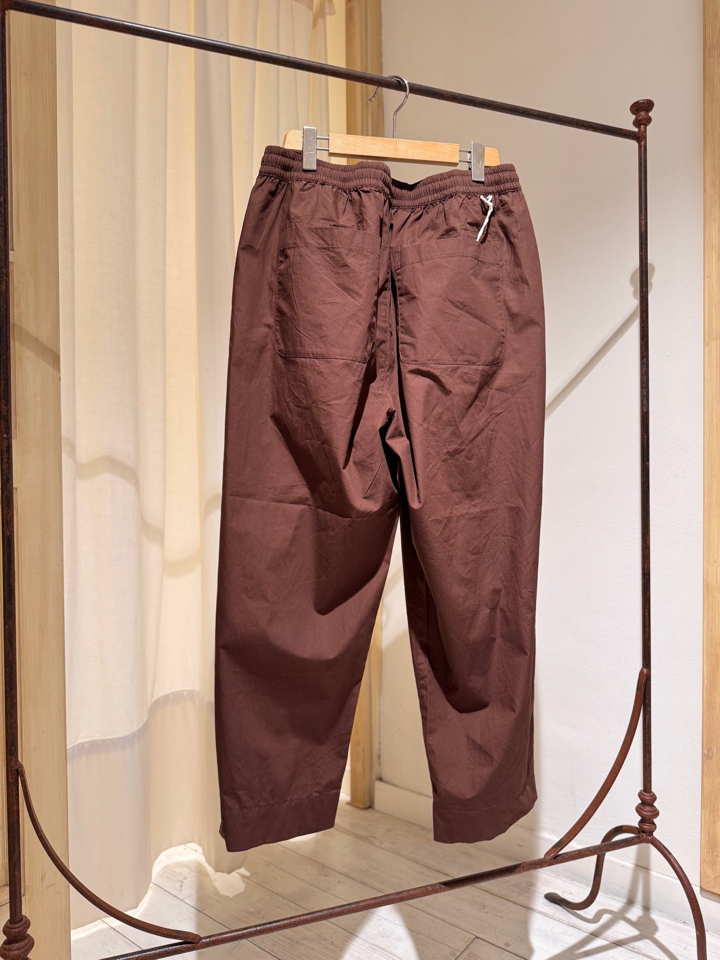 M - Peached Poplin Judo Pant - UNIVERSAL WORKS - Brown