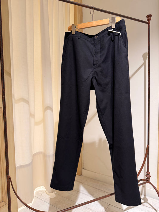 M - Pant Valencia Cotton Military Chino - UNIVERSAL WORKS - Black