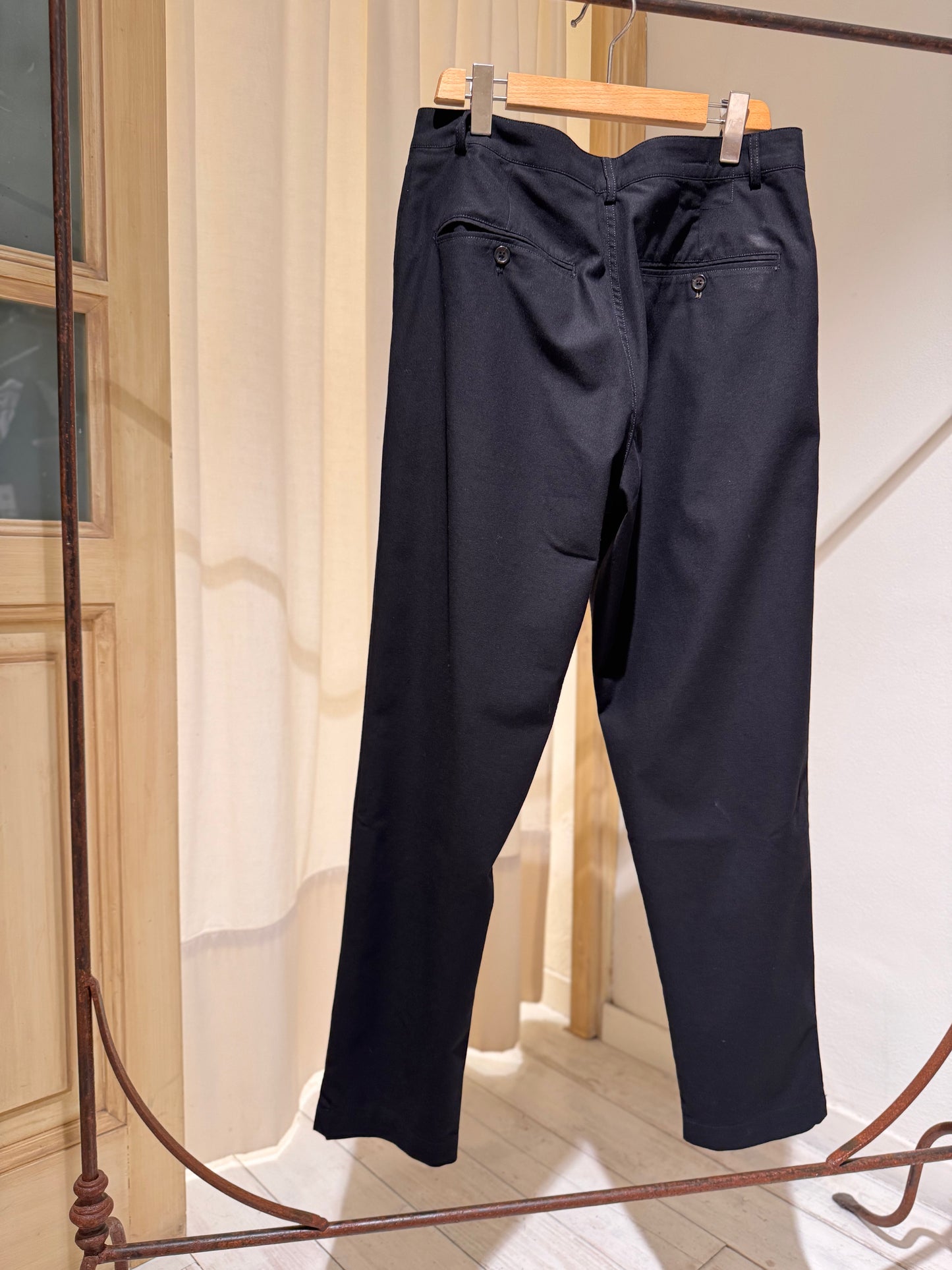 M - Pant Valencia Cotton Military Chino - UNIVERSAL WORKS - Black