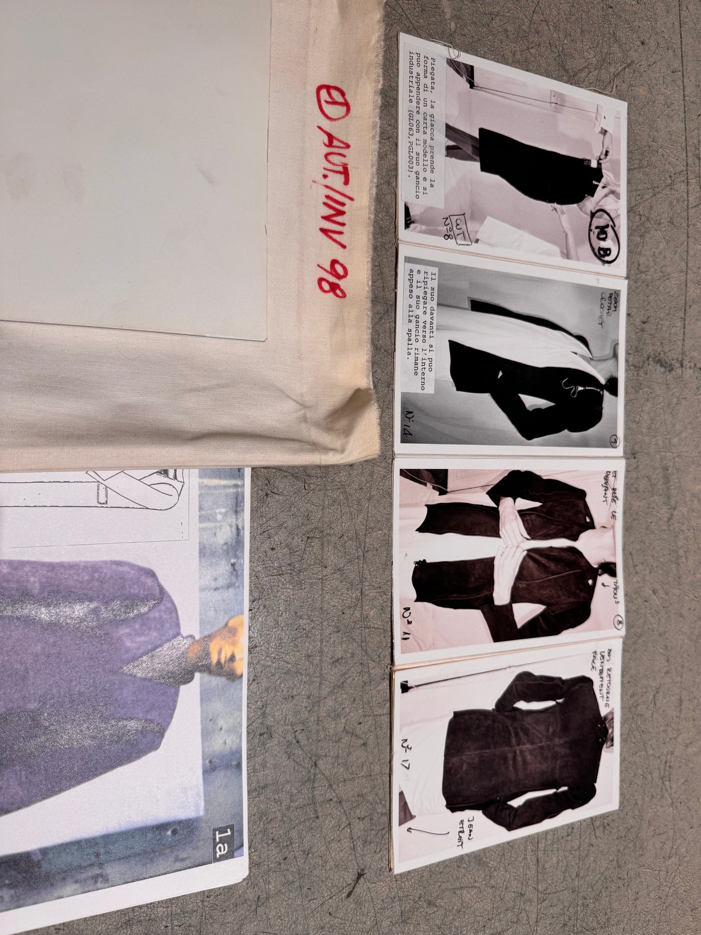 W - ICONIC FLAT JACKET - MAISON MARGIELA ARTISANAL Collection Prototype F/W 1998 - Black