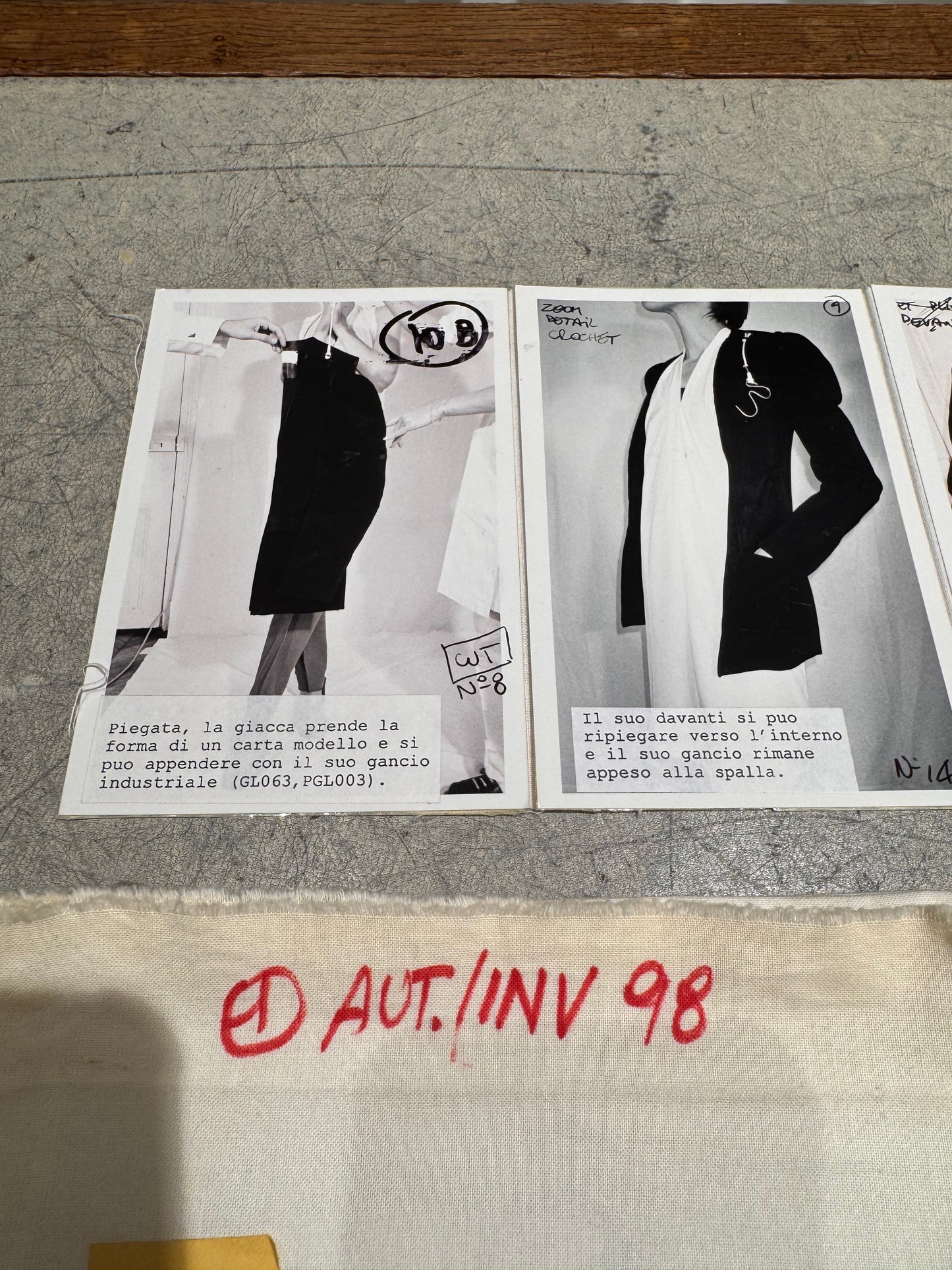 W - ICONIC FLAT JACKET - MAISON MARGIELA ARTISANAL Collection Prototype F/W 1998 - Black