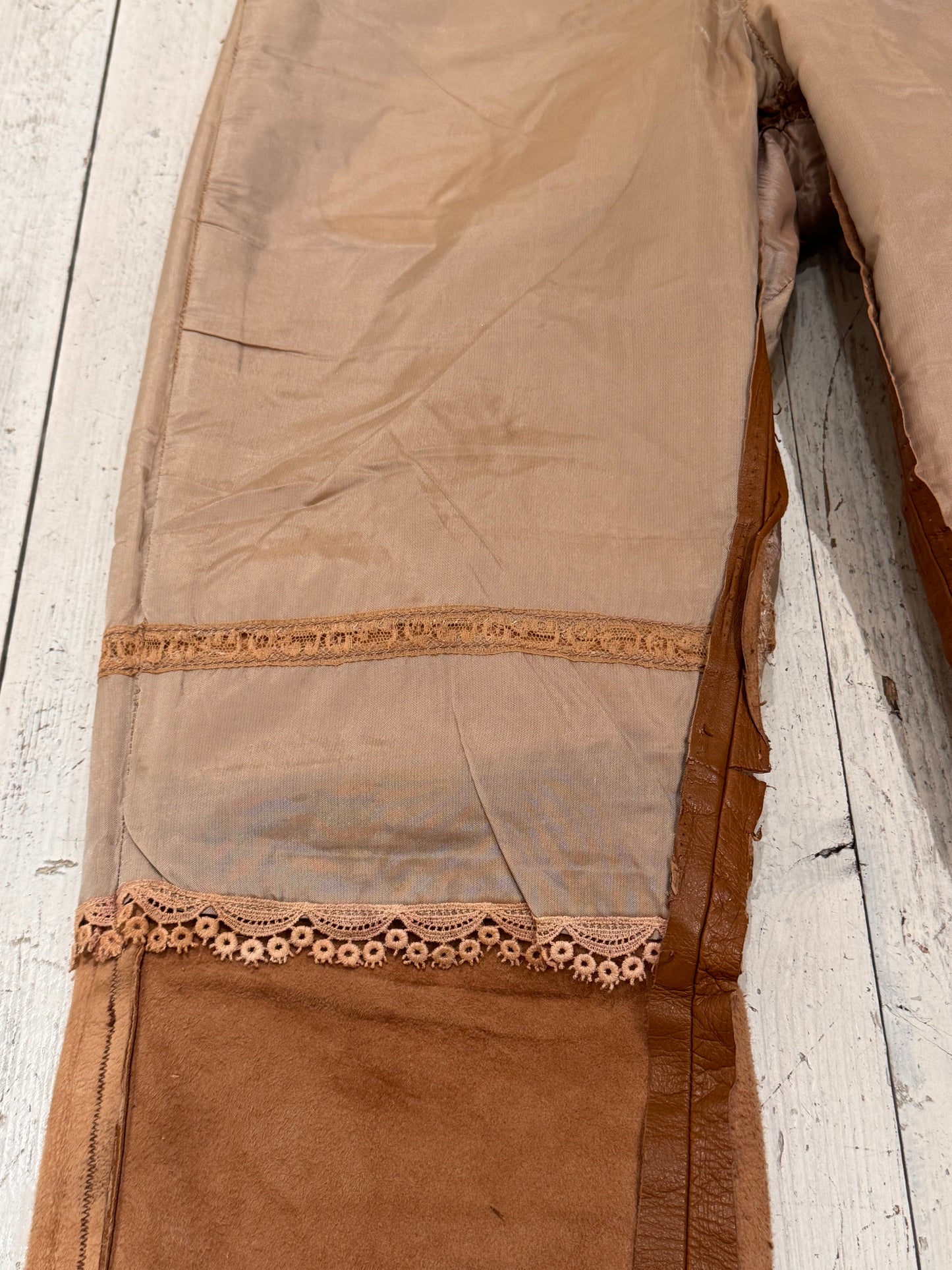 W - Leather Pant - ANNA GOBBO - 1981/2 - Cognac Leather