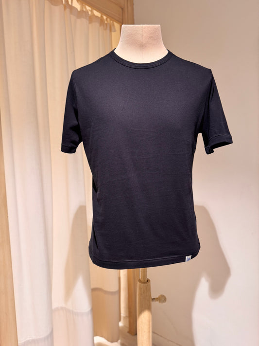 M . T-Shirt Soft Pima Cotton - MERZ B SCHWANEN - Deep Black