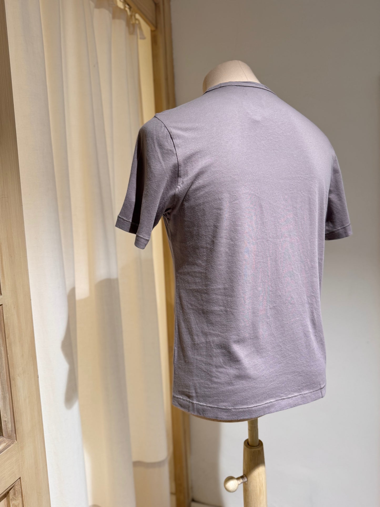 M - T-Shirt Soft Pima Cotton - MERZ B SCHWANEN - Grey