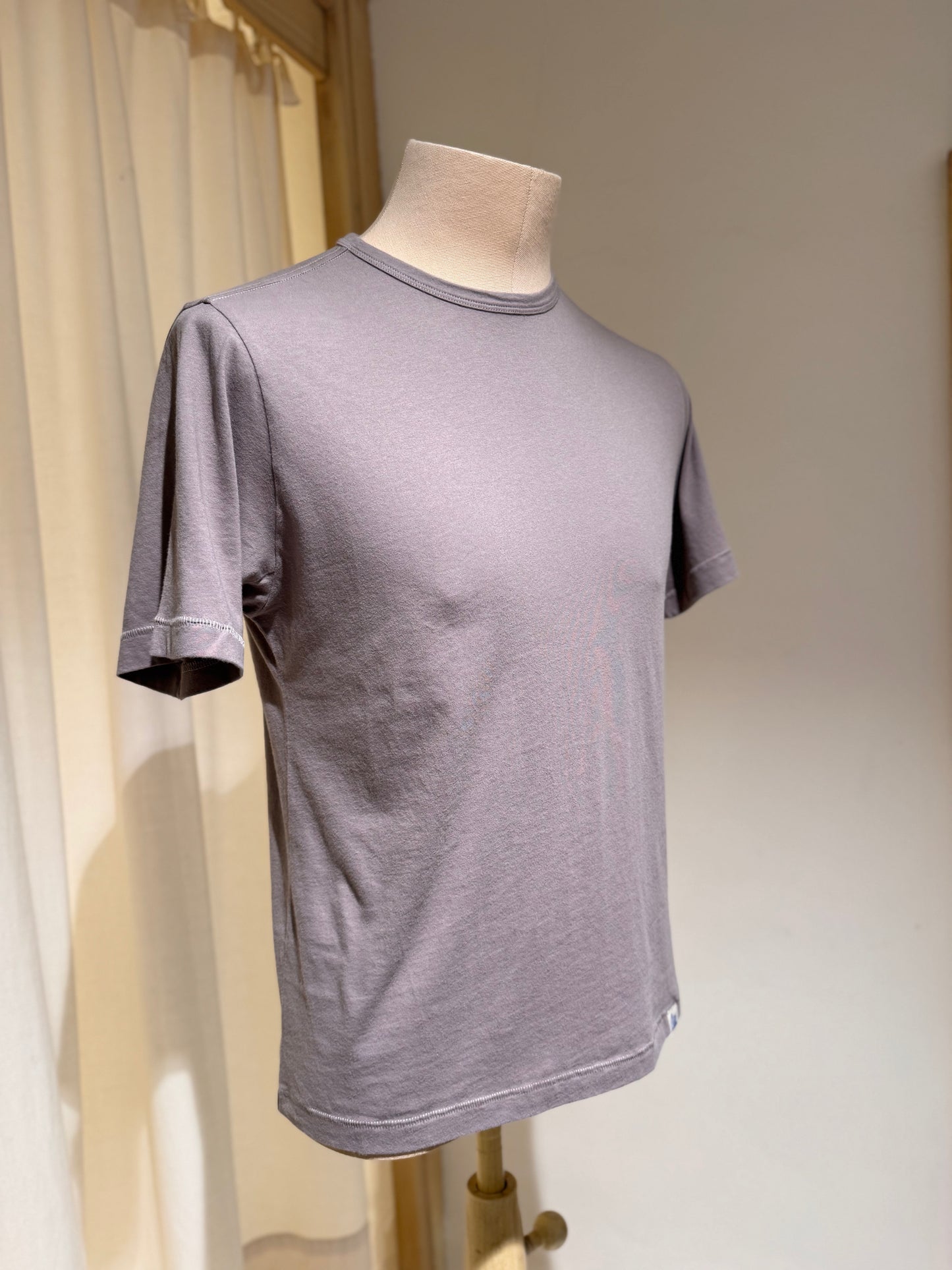 M - T-Shirt Soft Pima Cotton - MERZ B SCHWANEN - Grey