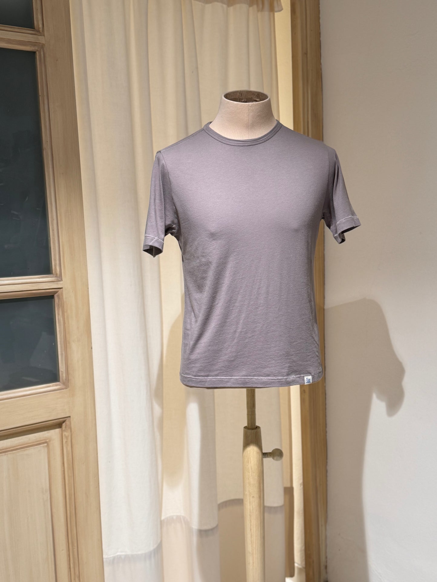 M - T-Shirt Soft Pima Cotton - MERZ B SCHWANEN - Grey