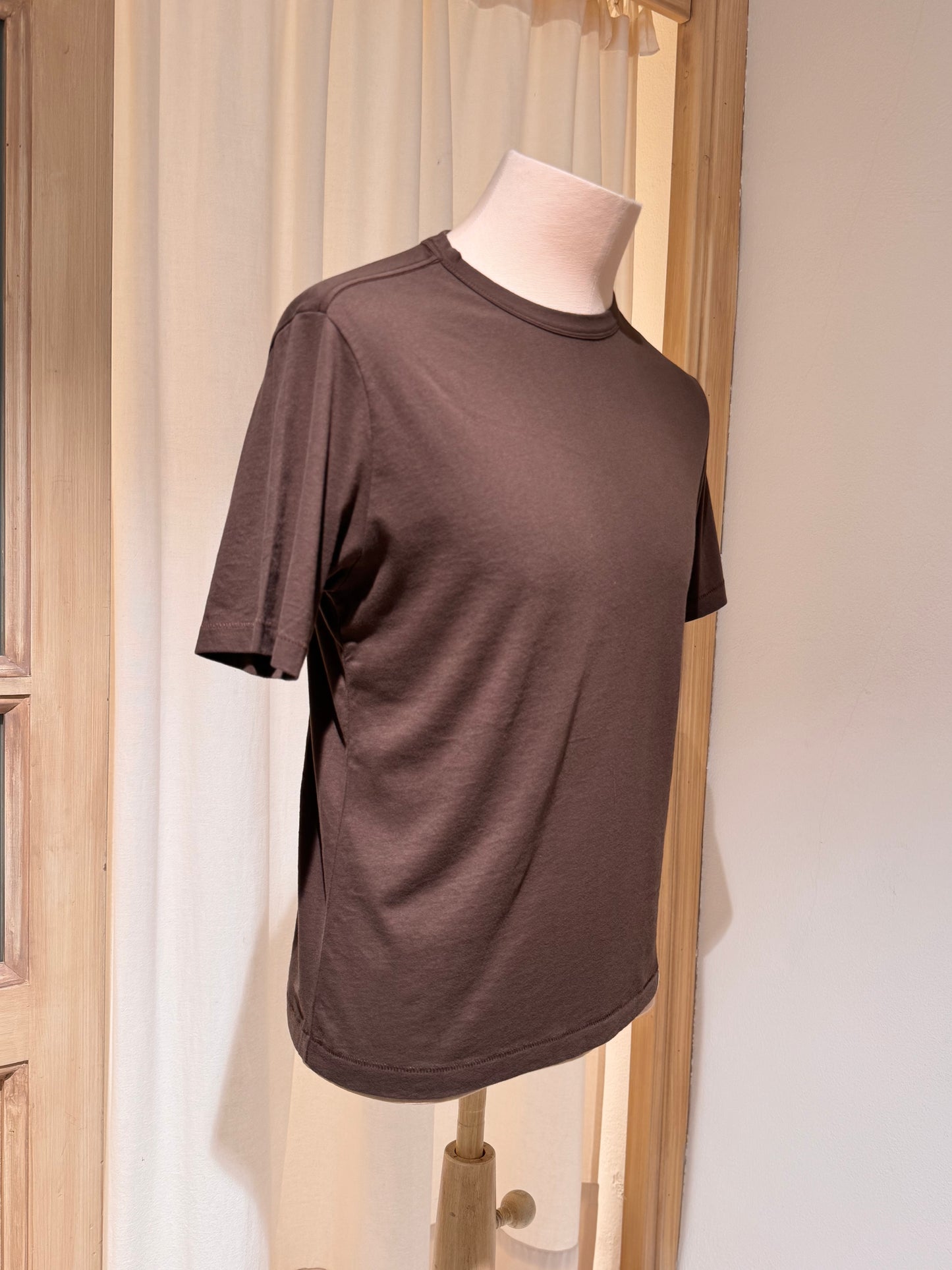M . T-Shirt Soft Pima Cotton - MERZ B SCHWANEN - Chocolate Milk