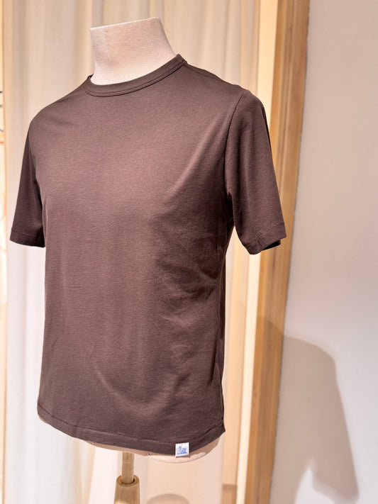 M . T-Shirt Soft Pima Cotton - MERZ B SCHWANEN - Chocolate Milk