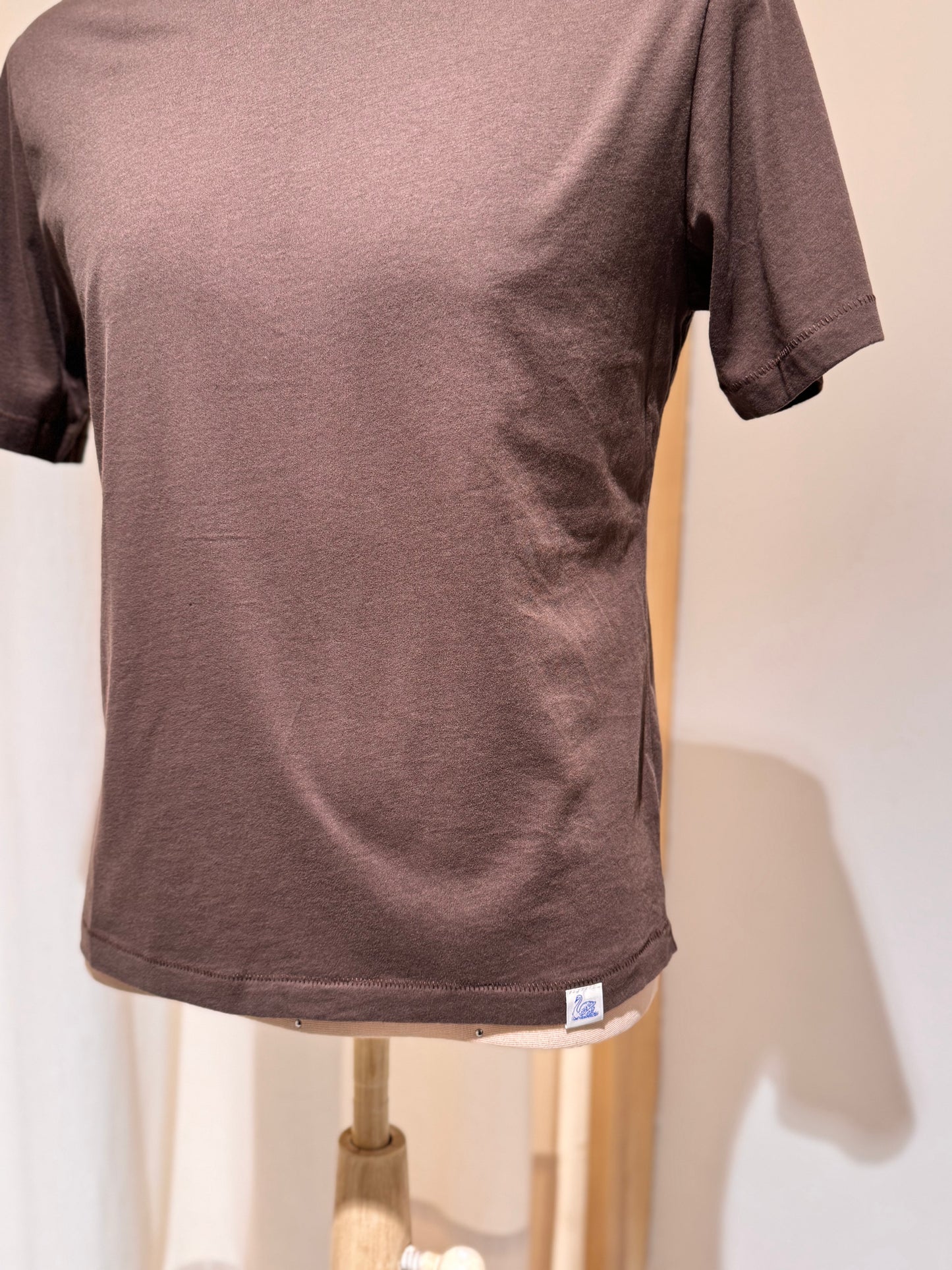 M . T-Shirt Soft Pima Cotton - MERZ B SCHWANEN - Chocolate Milk