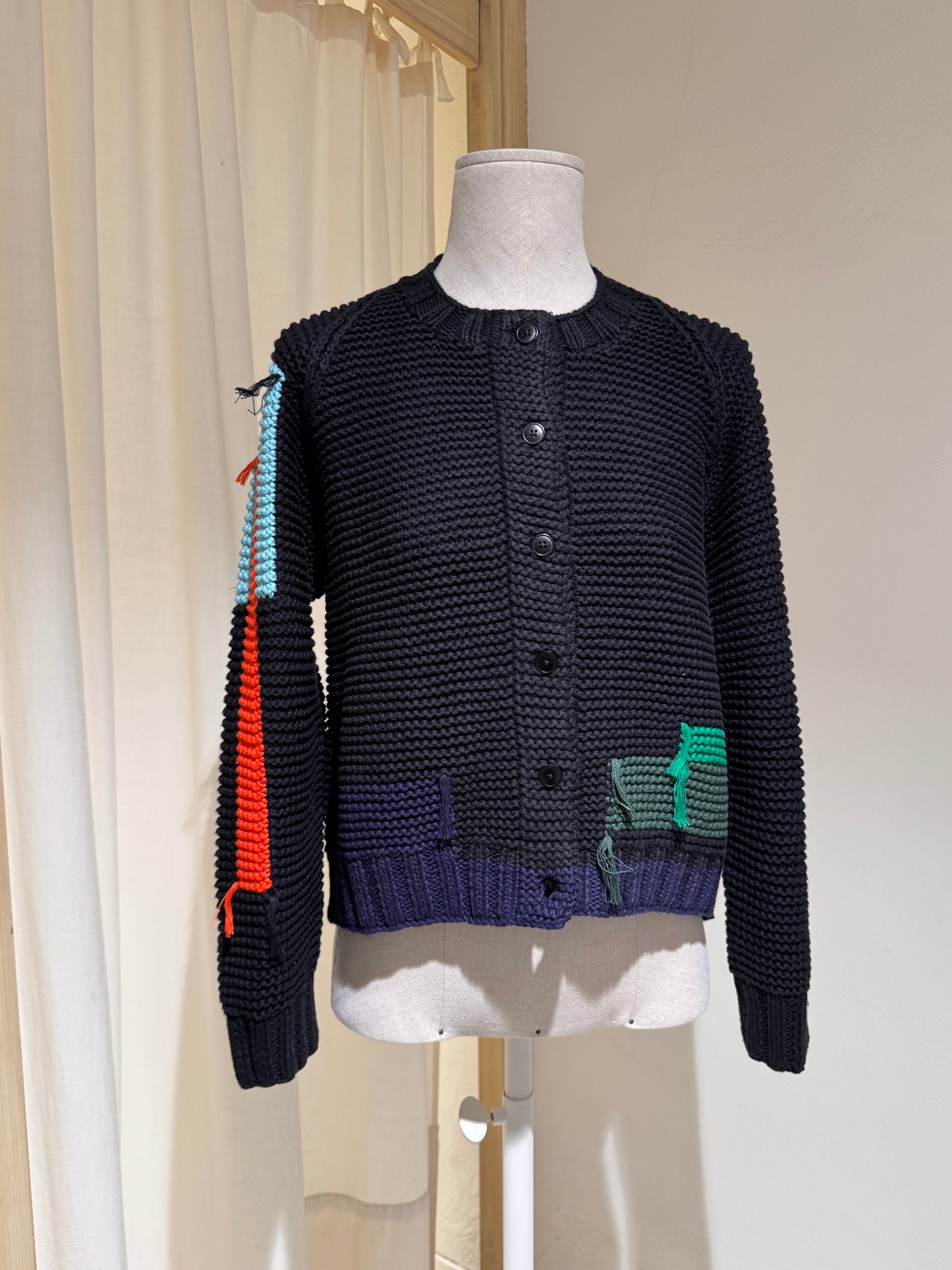 W ATOMIC CARDIGAN - YMC - Black