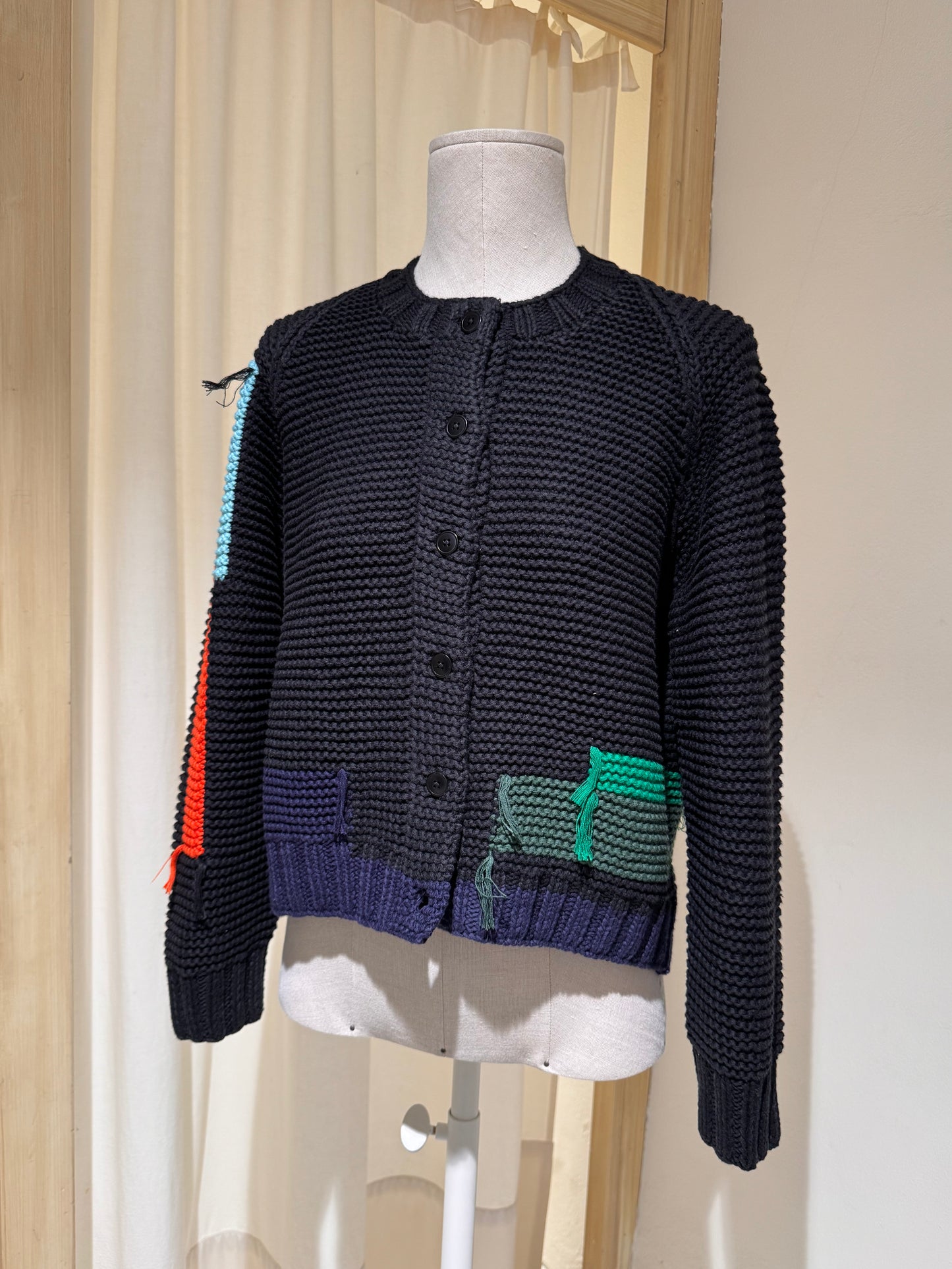 W ATOMIC CARDIGAN - YMC - Black