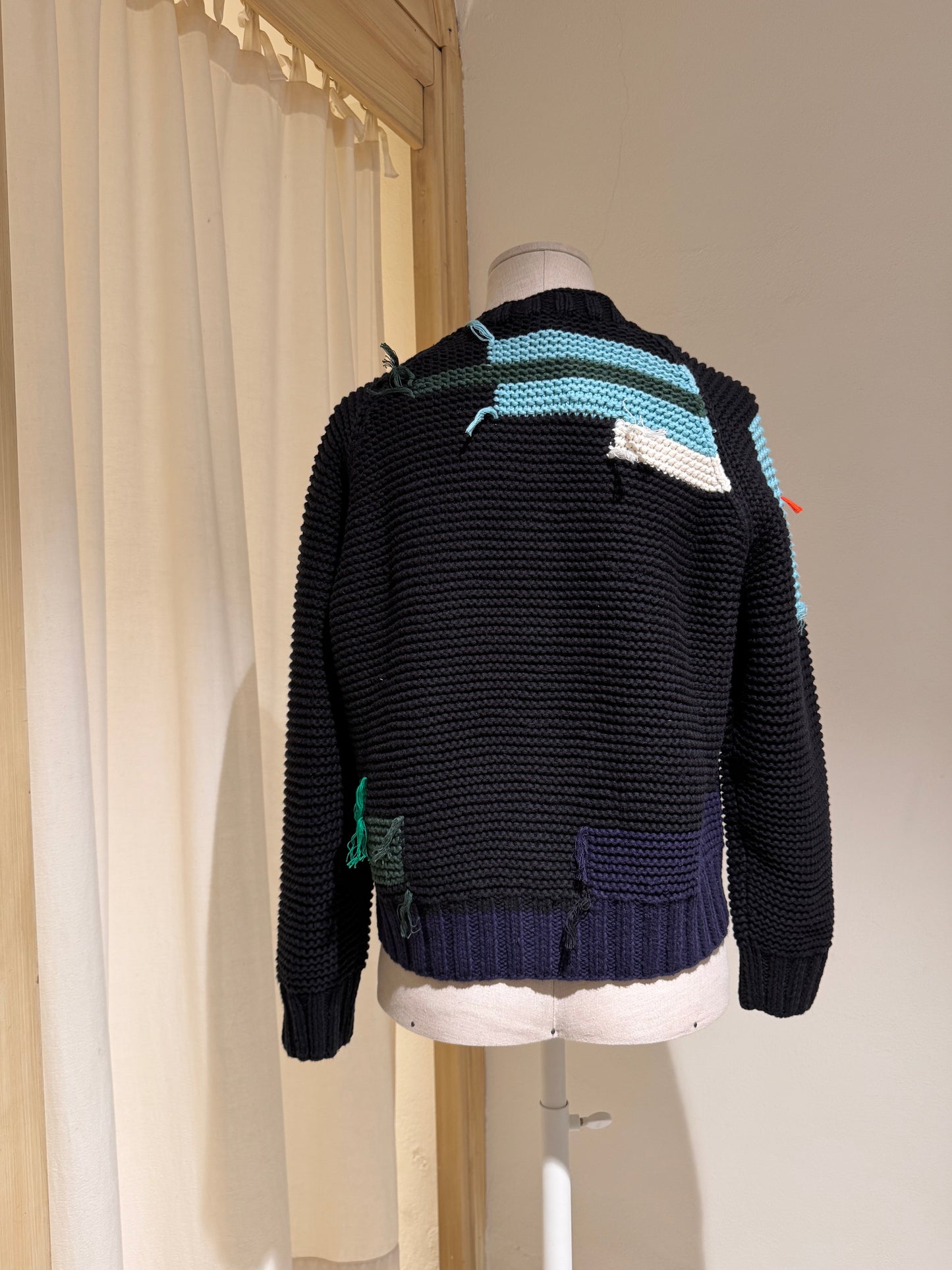 W ATOMIC CARDIGAN - YMC - Black