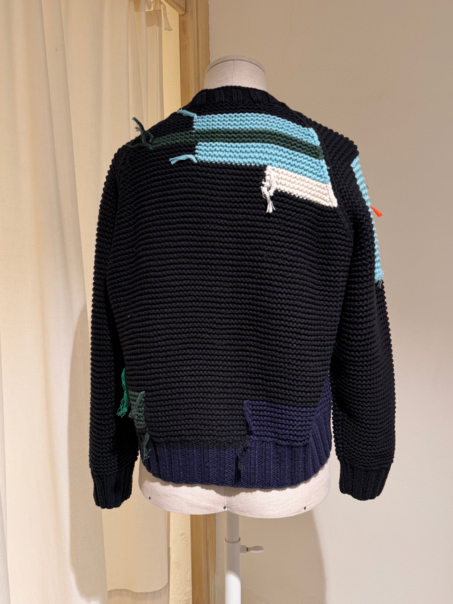 W ATOMIC CARDIGAN - YMC - Black