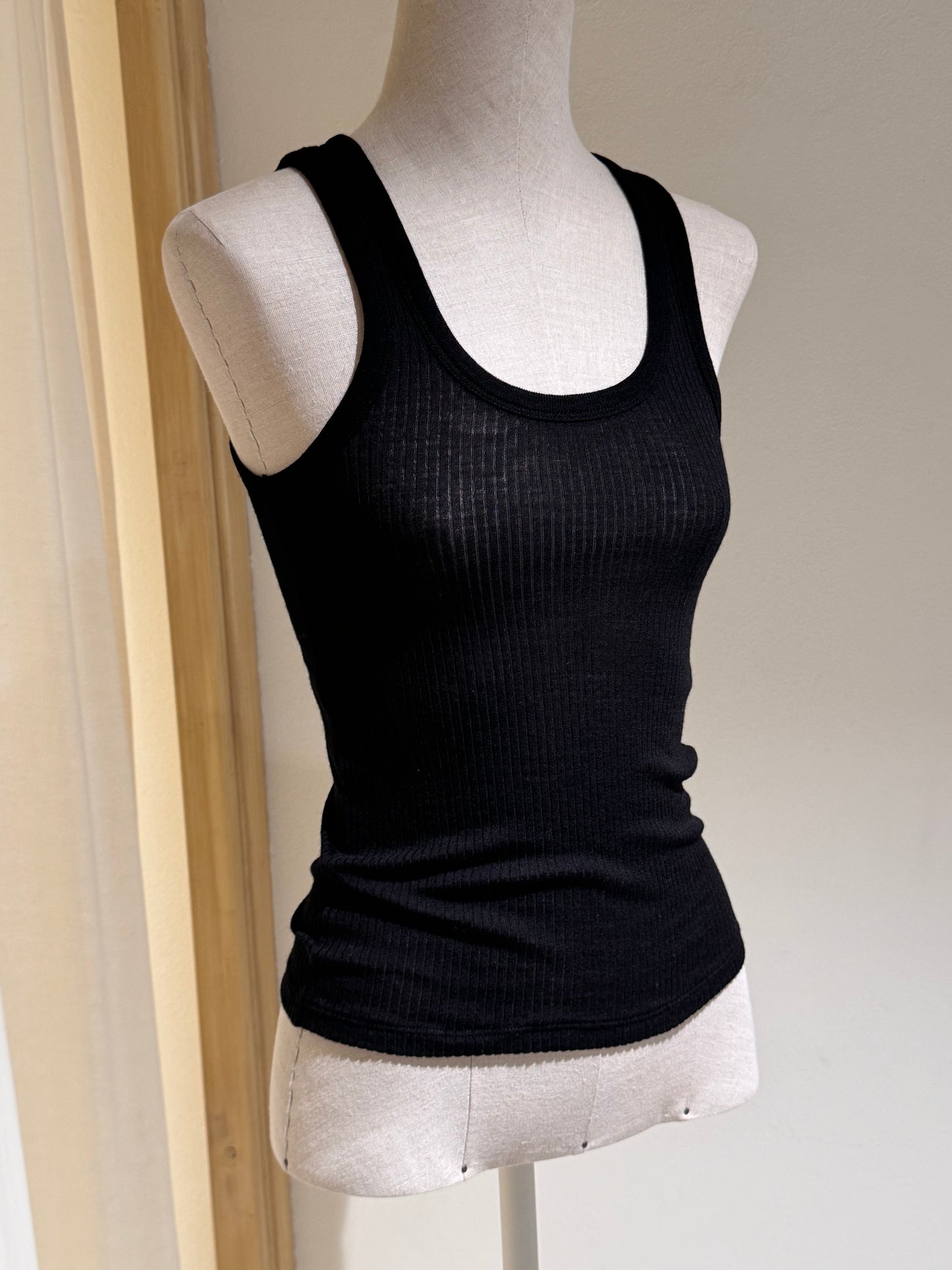 W - Tank Top - FORTE FORTE - Black