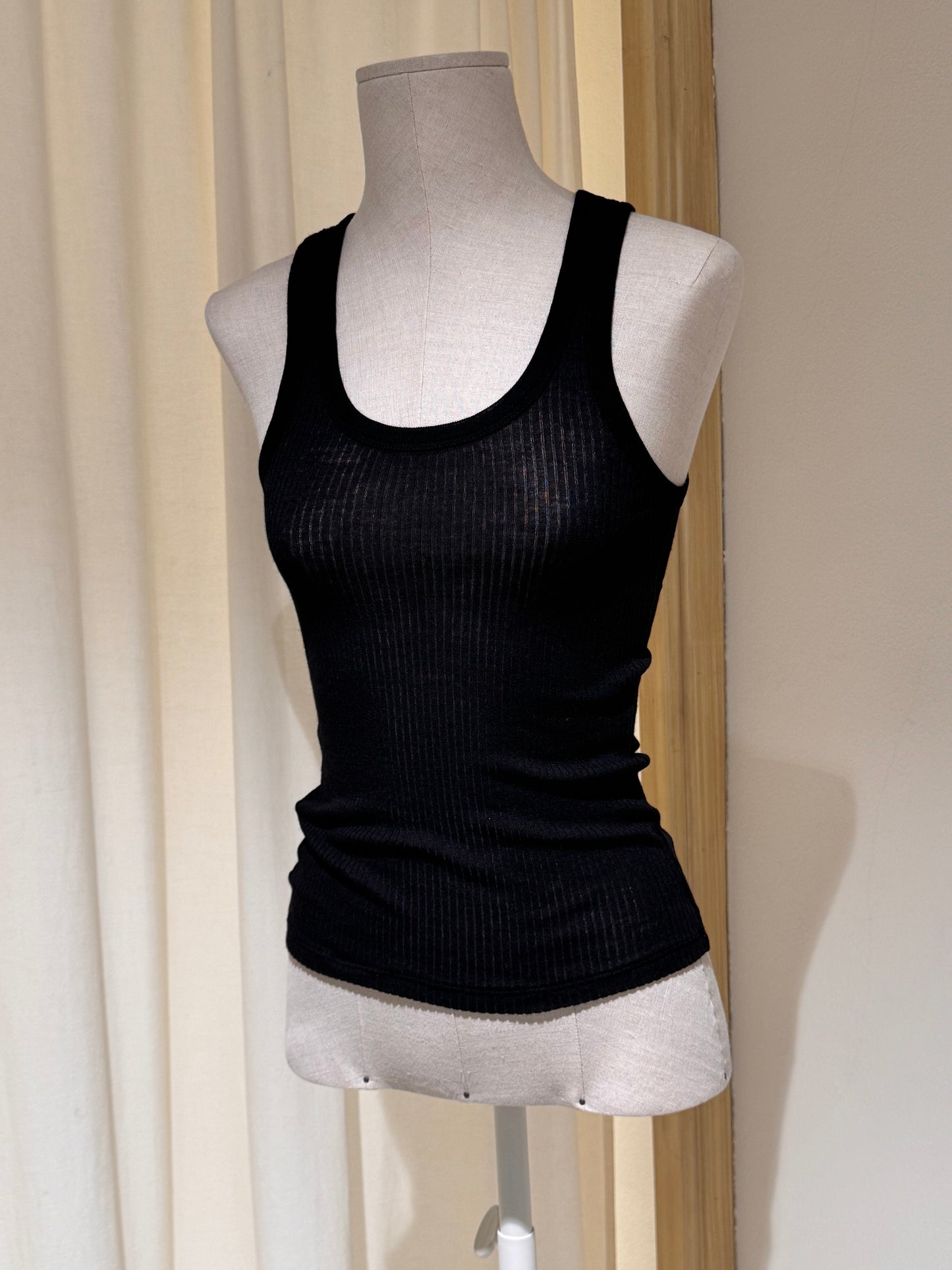 W - Tank Top - FORTE FORTE - Black