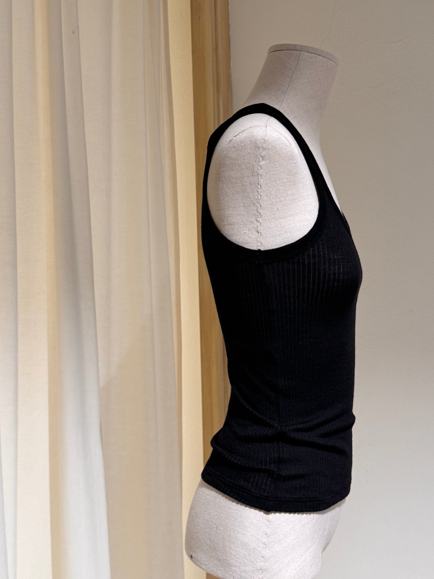 W - Tank Top - FORTE FORTE - Black