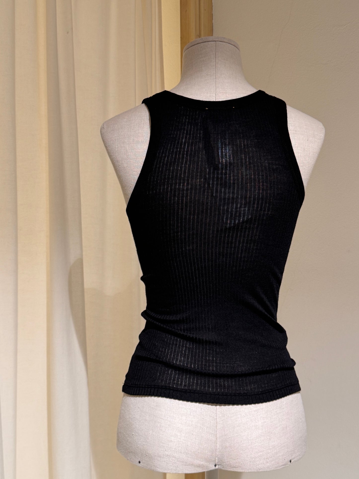 W - Tank Top - FORTE FORTE - Black