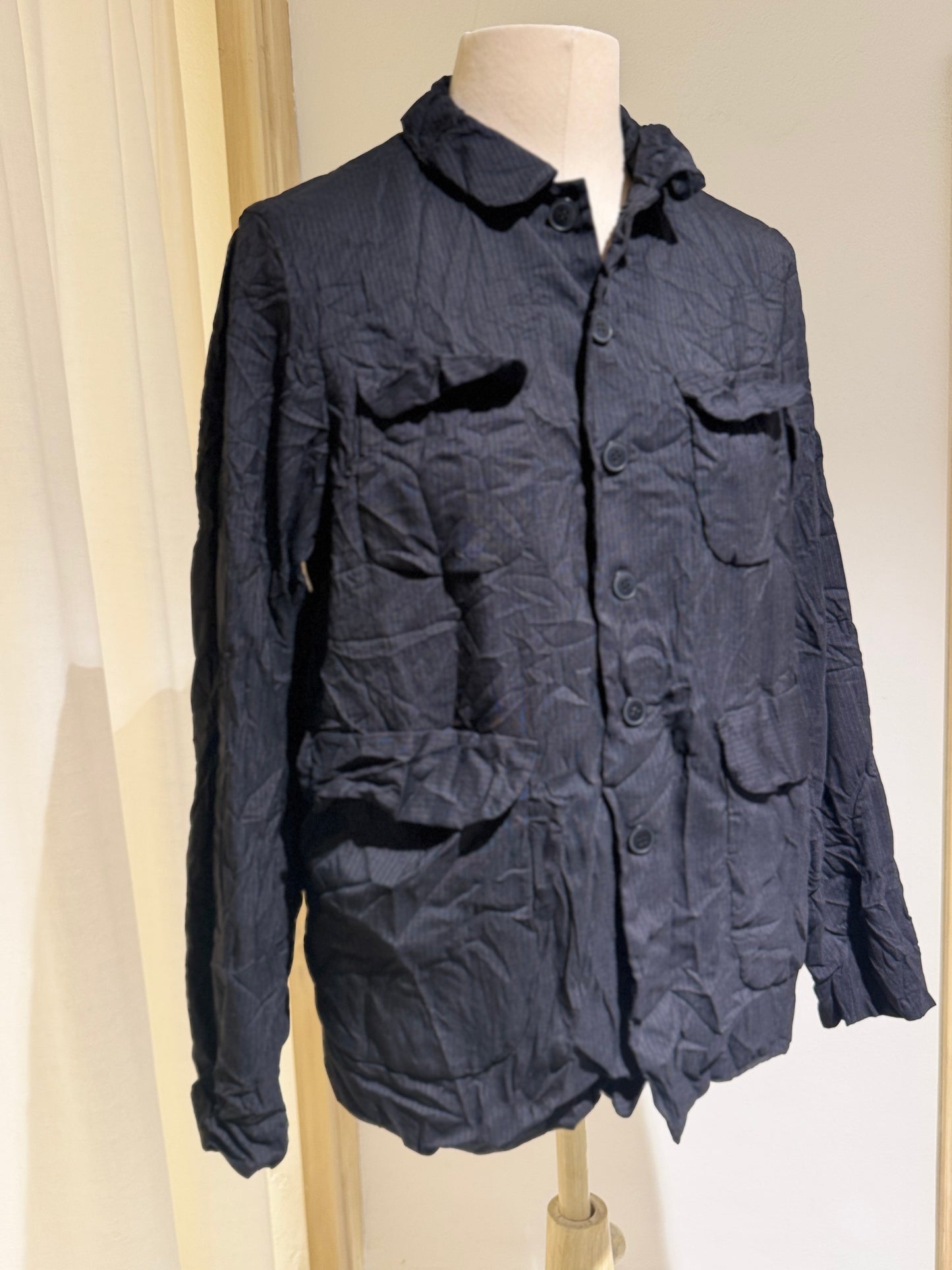 W Wrinckled Jacket - PAS DE CALAIS - Black