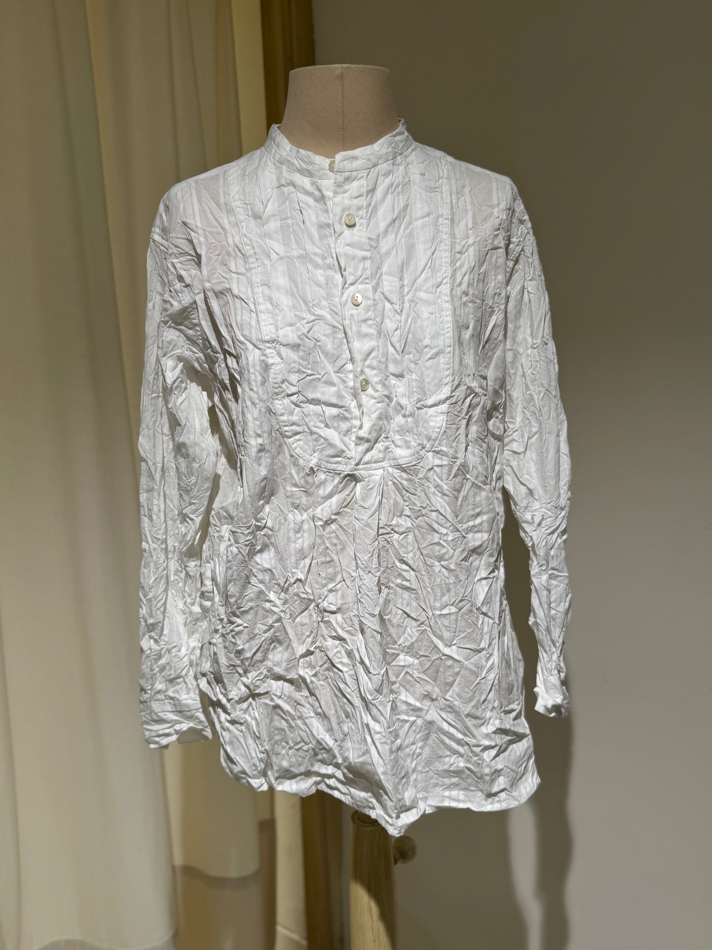 W Woman Wrinkled Shirt - PAS DE CALAIS - White