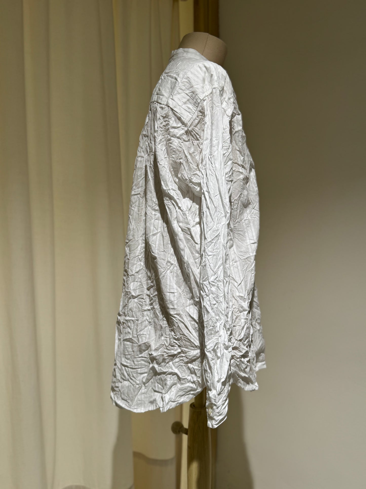 W Woman Wrinkled Shirt - PAS DE CALAIS - White