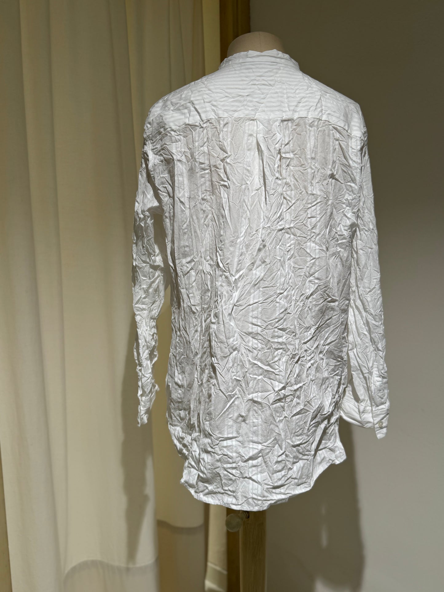 W Woman Wrinkled Shirt - PAS DE CALAIS - White