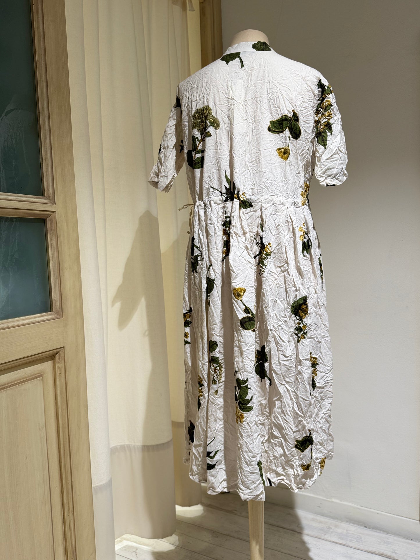 W Woman Flower Dress - PAS DE CALAIS - Milk