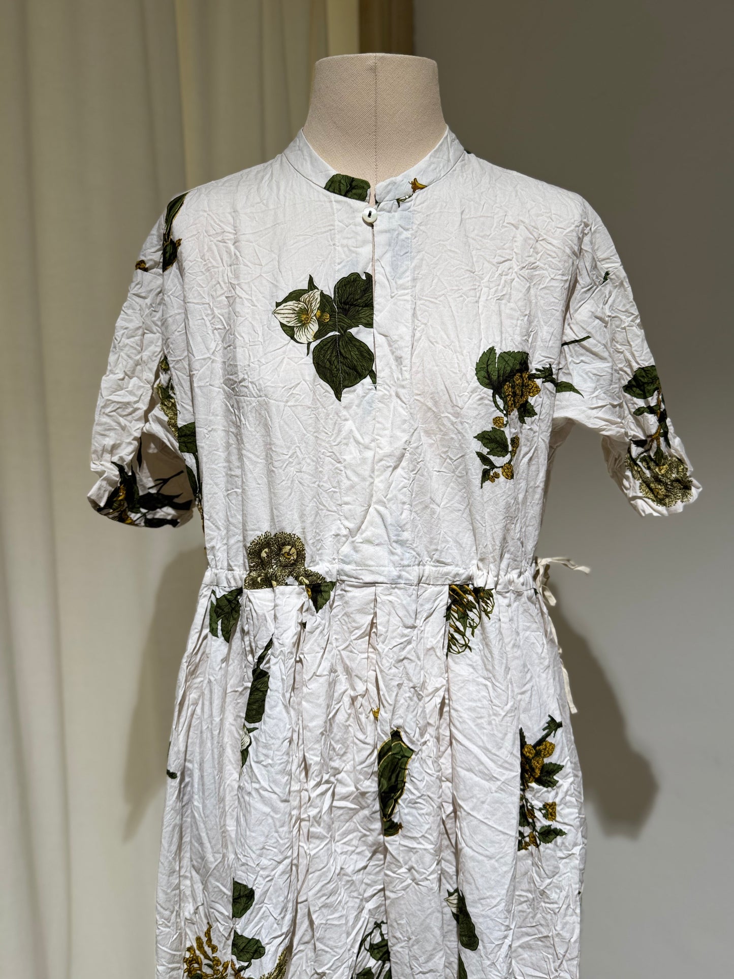 W Woman Flower Dress - PAS DE CALAIS - Milk