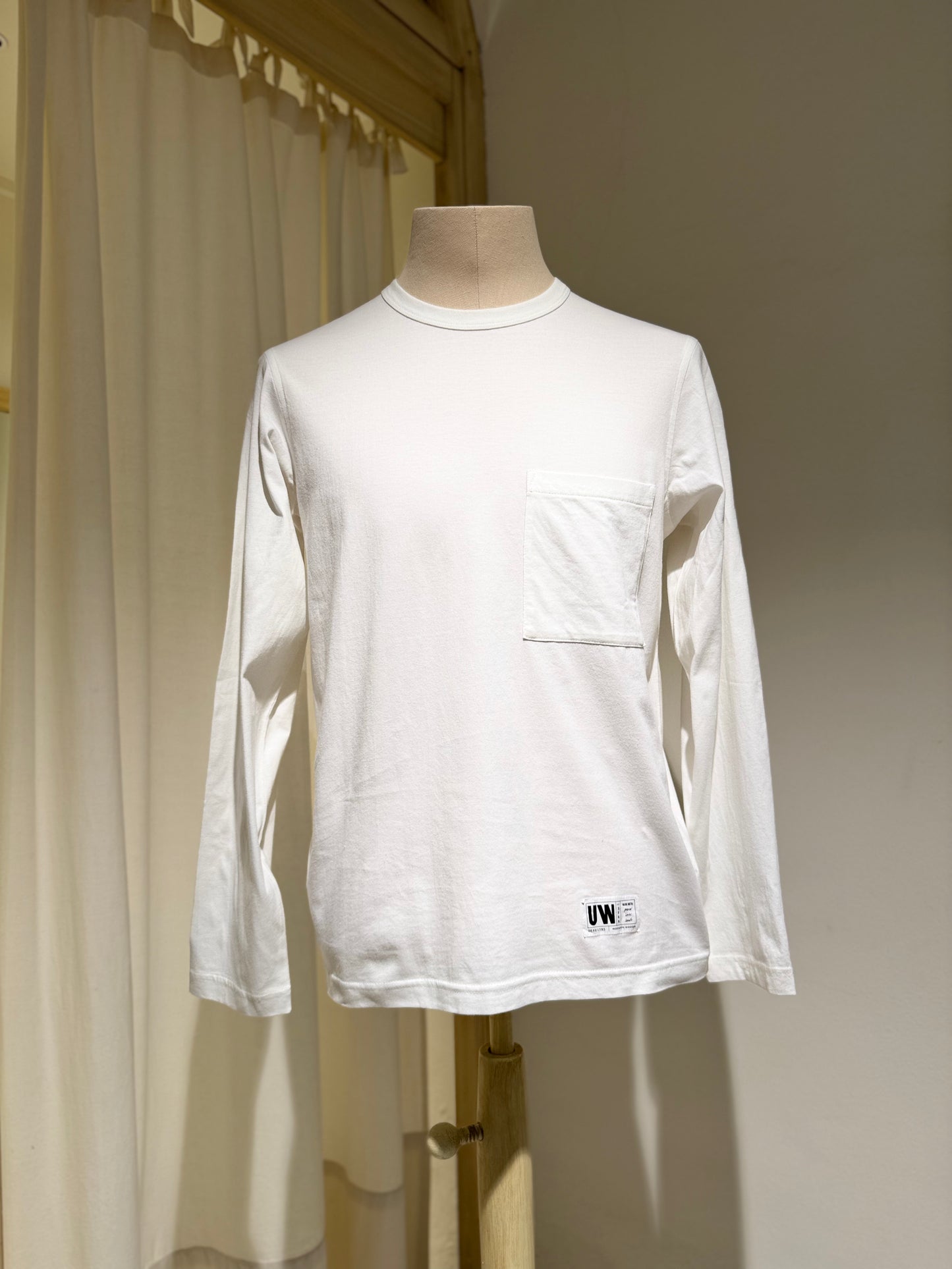 M Long Sleeve T-Shirt - UNIVERSAL WORKS - White