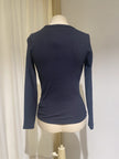 W Organic Rib LS T-Shirt COLORFUL STANDARD Black