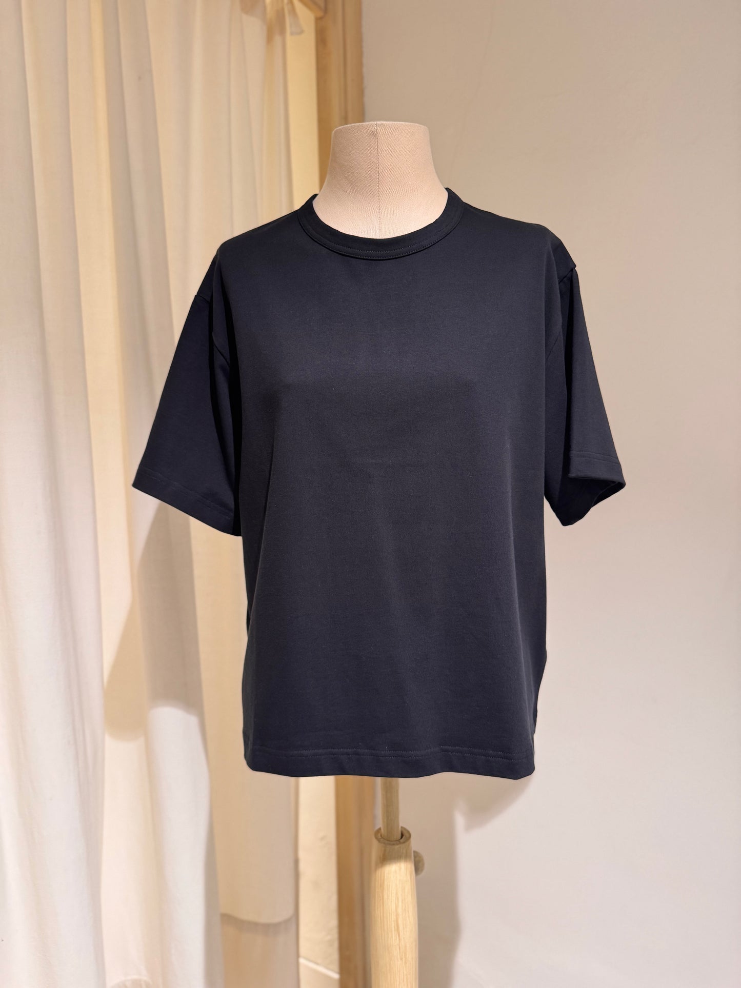 W - T-Shirt Boxed-Fit - STUDIO NICHOLSON - Black